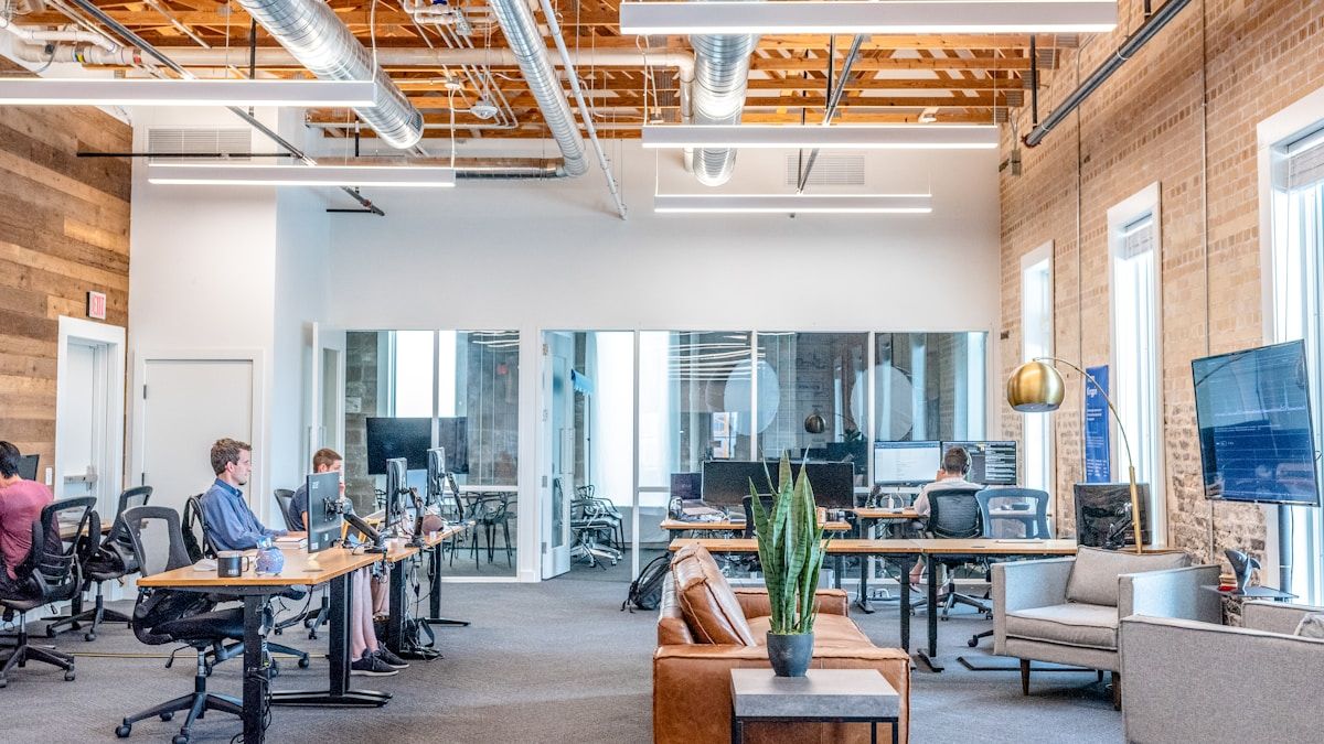 Small business owner at work